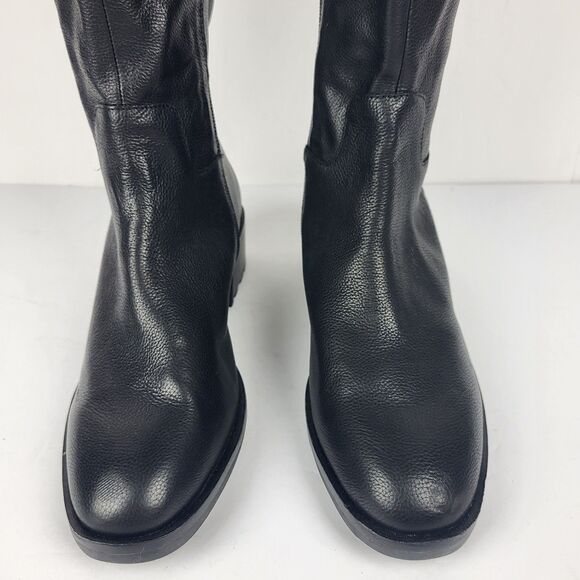 Vince Camuto Jorshie Women's Over the Knee Boots Black Faux Leather Block  8M - Picture 13 of 16